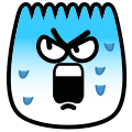 A face with a shocked expression, indicating surprise or disbelief.